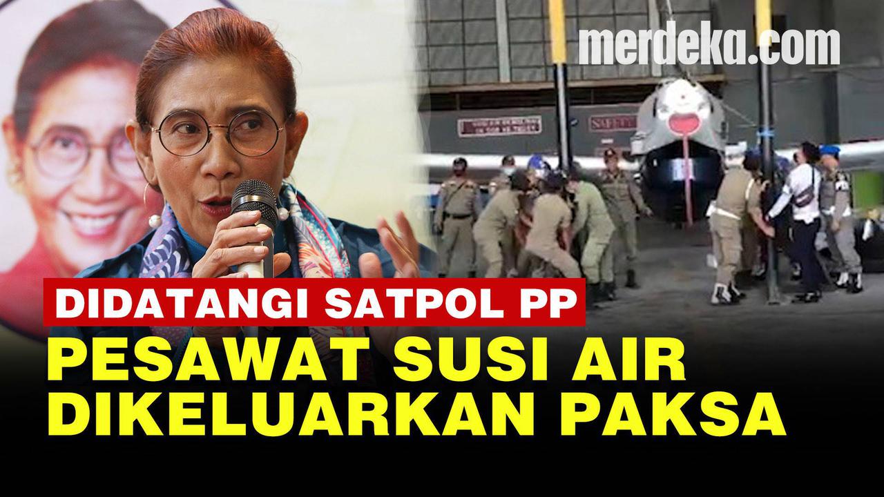 VIDEO: Pesawat Susi Air Dipaksa Keluar di Hanggar Malinau