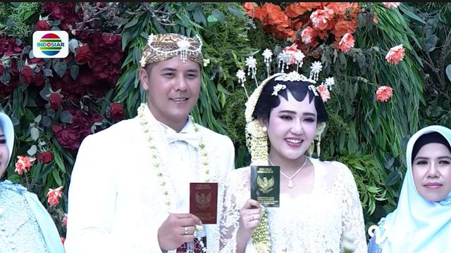 6 Momen Akad Nikah Via Vallen dan Chevra Yolandi, Kental dengan Adat Jawa