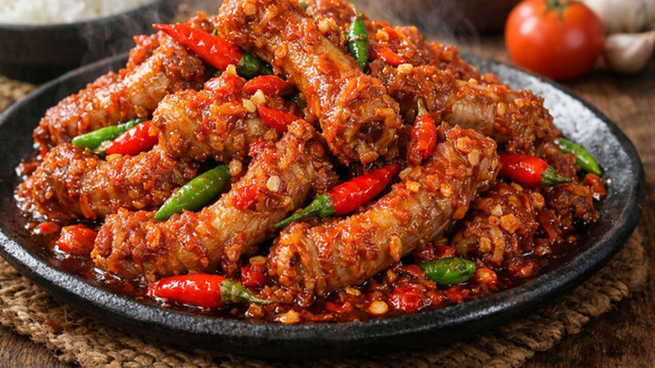 5 Resep Leher Ayam Balado, Lauk Pedas Favorit di Rumah