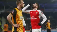 Babak 1 Hull City Vs Arsenal: Gol Giroud Jadi Pembeda