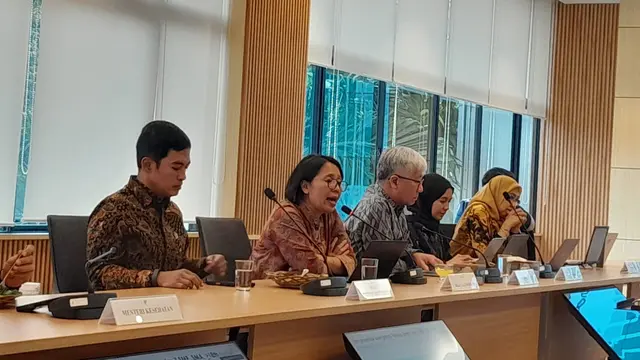 Direktur Jenderal Kesehatan Primer dan Komunitas Kementerian Kesehatan (Kemenkes), dokter Maria Endang Sumiwi paparkan temuan CKG di pertengahan 2026.