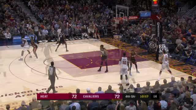 Berita video game recap NBA 2017-2018 antara Cleveland Cavaliers melawan Miami Heat dengan skor 91-89.