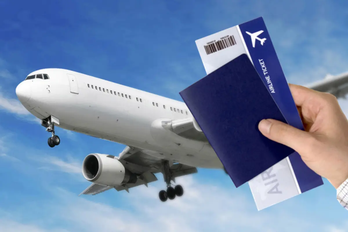 Ilustrasi tiket pesawat
