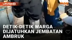 Ngeri! Jembatan Ambruk di Tolitoli Jatuhkan Warga ke Perairan