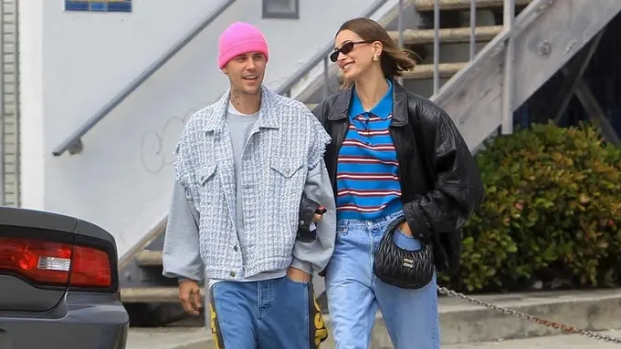 Justin Bieber dan Hailey. [Foto: TPG Images]