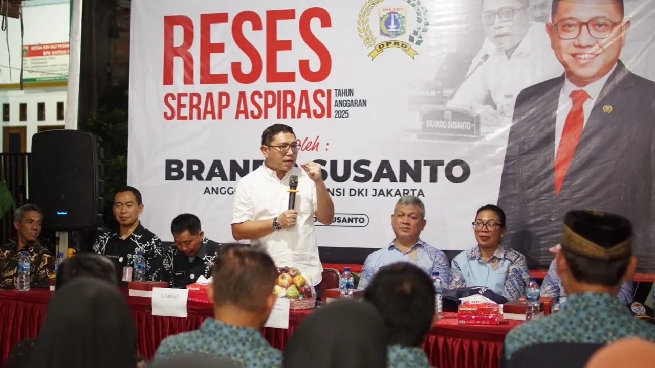 Wakil Sekretaris Fraksi PDIP DPRD Jakarta, Brando Susanto.