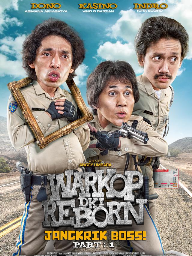 Poster film Warkop DKI Reborn: Jangkrik Boss Part 1. (Foto: Dok. Falcon Pictures)
