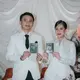 Menariknya, dari rangkaian foto yang diunggah ke media sosial, Adhisty Zara tampak menjalani dua momen akad dengan latar yang berbeda. [@zaraadhisty].