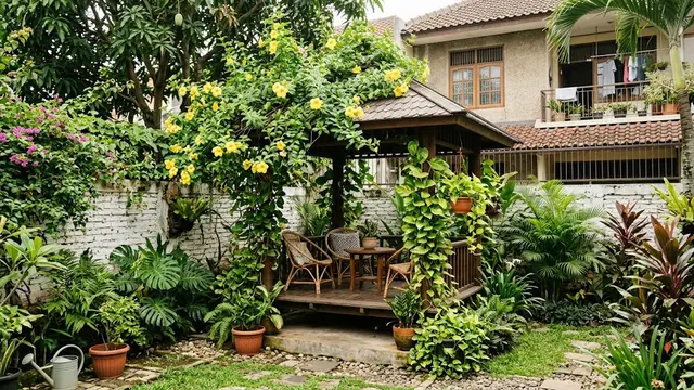 Area Duduk Halaman Belakang