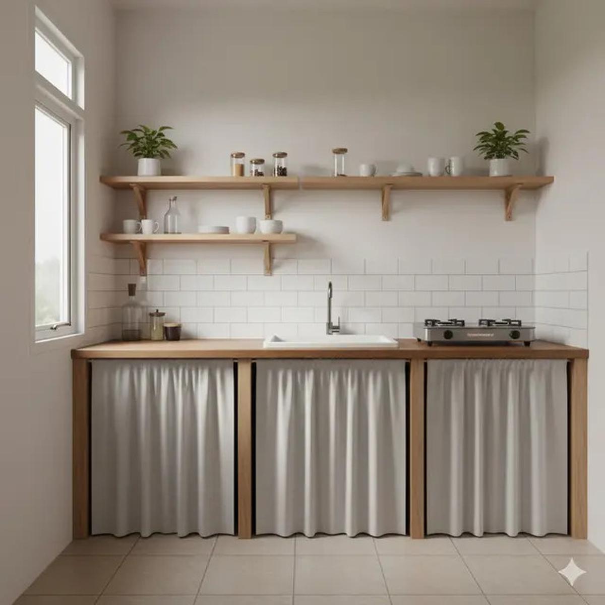 10 Ide Dapur Rumah Kecil 2x2 Meter Gaya Japandi Budget Rp 10 Juta, Mungil Tetap Rapi