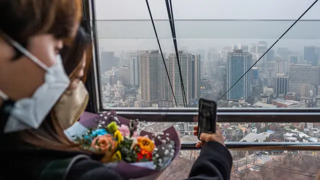 Kabut Tebal Selimuti Seoul