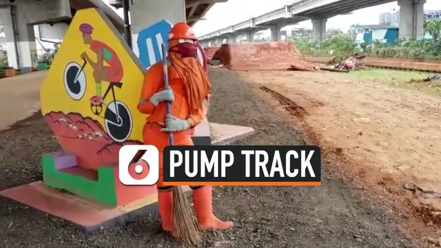 VIDEO: Keren, Kolong Tol Becakayu Disulap jadi Pump Track