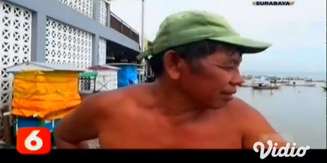 VIDEO: Ada Gelombang Tinggi, BMKG Tanjung Perak Imbau Nelayan Tak Melaut