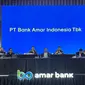 Senior Vice President Finance PT Bank Amar Indonesia Tbk David Wirawan dalam paparan publik perseroan, Rabu (29/5/2024). (Pipit/Liputan6.com)