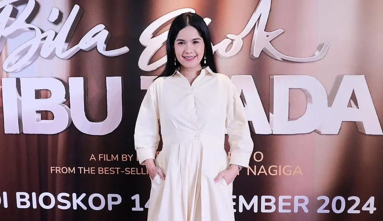 Annisa Pohan terlihat hadiri premiere film Bila Esok Ibu Tiada dengan clean outfit yang feminin [@annisayudhoyono]