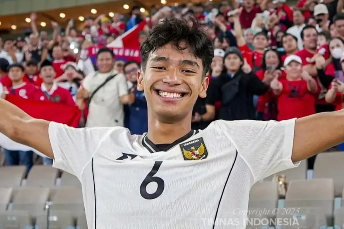 Evandra Florasta - Timnas Indonesia U-17 di Piala Asia U-17 2025.