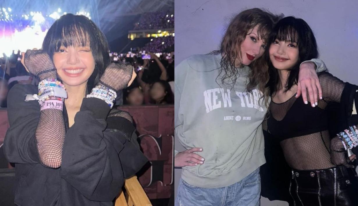 Lisa Blackpink dan Taylor Swift (Foto: Instagram/ lalalalisa_m)