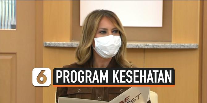 VIDEO: Melania Trump Soroti Program Kesehatan