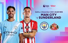 Nonton Live Streaming Liga Premier Pekan ke-15: Manchester City vs Sunderland, Eksklusif di Vidio