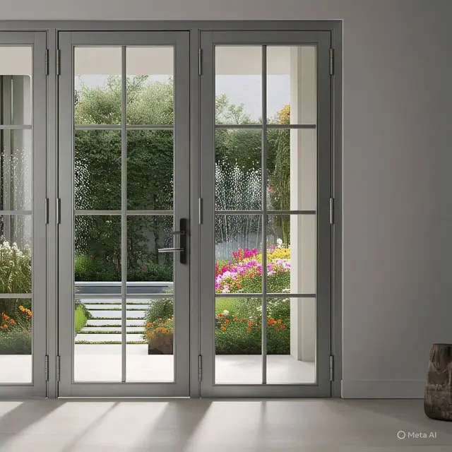 Model Pintu Aluminium Prancis (French Door)
