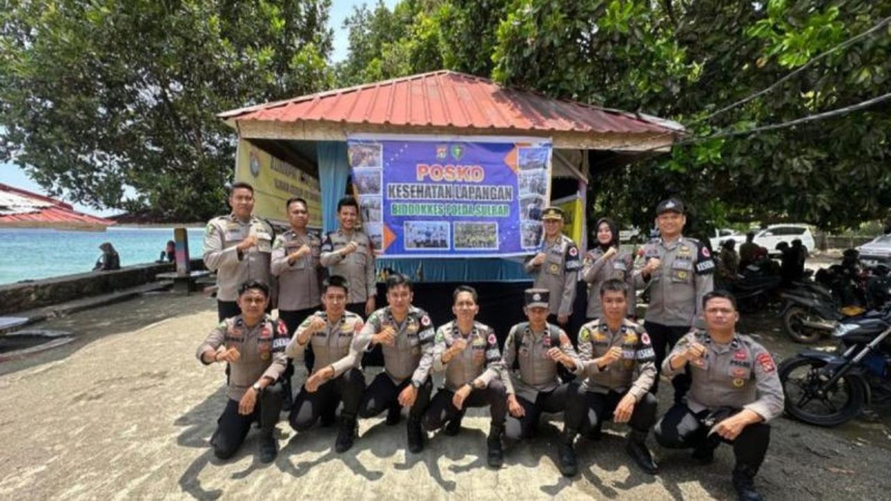 Polda Sulbar Kerahkan Tim Medis di Wisata Pesisir, Jamin Keamanan Libur Lebaran