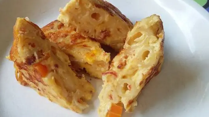 Omelet makaroni./Copyright cookpad.com/Vania Ratu