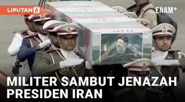 Jenazah Presiden Iran Ebrahim Raisi dan pejabat lainnya yang tewas dalam kecelakaan helikopter tiba di Tehran pada hari Selasa. Penghormatan militer dilakukan di bandara Tehran saat jenazah Raisi, Menteri Luar Negeri Hossein Amirabdollahian, dan yang...