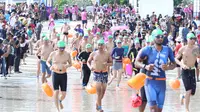 Keseruan Festival Open Water Swimming Indonesia 2024