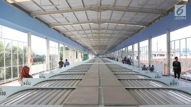 Skybridge Tanah Abang Mulai Diuji Coba
