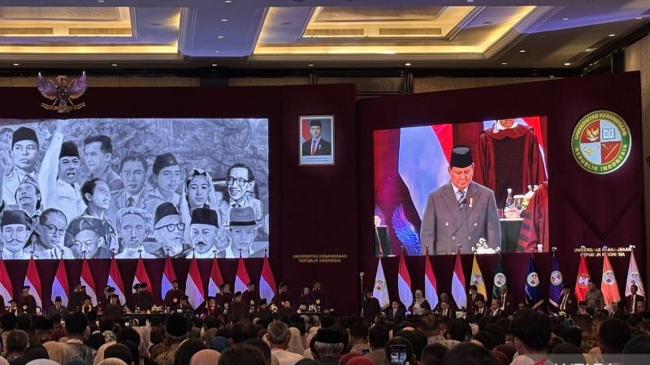Presiden Prabowo Hadiri Wisuda 521 Sarjana UKRI di Bandung: Akreditasi 'Baik Sekali' Jadi Sorotan Utama