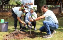 Menteri LH Perkuat Ketahanan Ekologis Lewat Penanaman 257 Bibit Tanaman Endemik di TMII