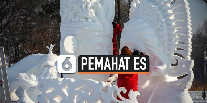 VIDEO: Tim Pemahat Es Indonesia Juara di Festival Es Harbin China