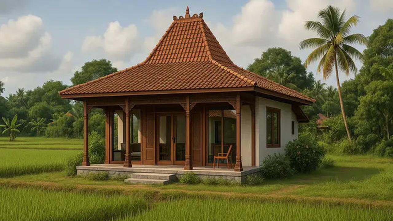 10 Gambar Rumah Tepi Sawah yang Simpel dan Menawan, Cocok Jadi Ide Hunian 2025