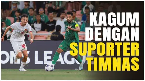 VIDEO: Jurnalis Arab Saudi Kagum dengan Suporter Timnas Indonesia yang Berikan Dukungan Langsung di Stadion Kontra Arab Saudi