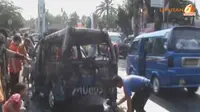 [VIDEO] Angkot Terbakar Saat Bawa Penumpang