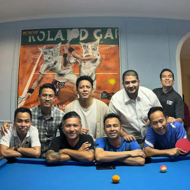 7 Potret Celine Evangelista Main Tenis Meja Bareng Ariel Noah, Tuai Banyak Sorotan