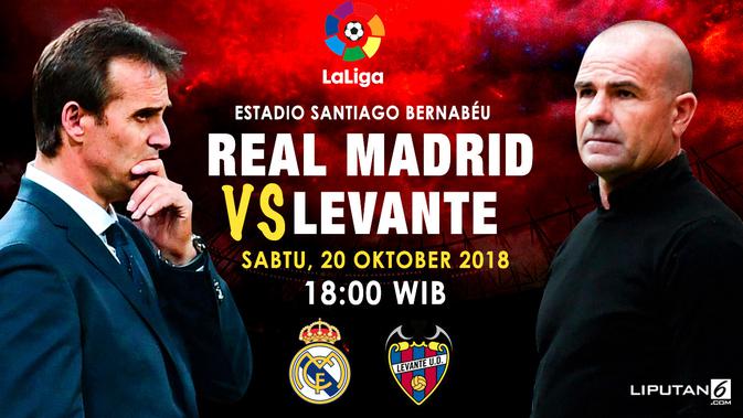 Prediksi Real Madrid Vs Levante Pertaruhan Julen Lopetegui Bola Liputan6 Com