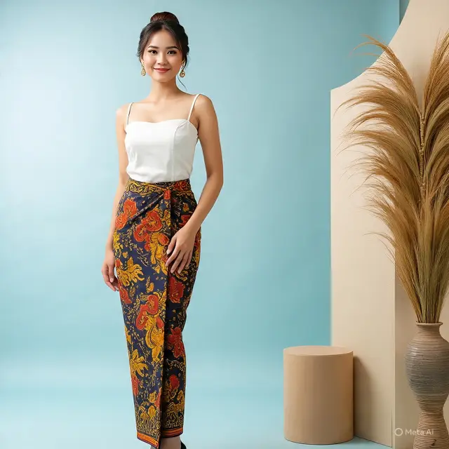 Model Rok Batik Modern untuk Kebaya