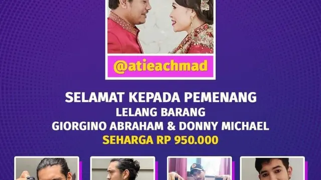 Sejumlah Artis Sinetron SCTV menjadi Pelopor dalam Aksi "Lelang Barang Artis"