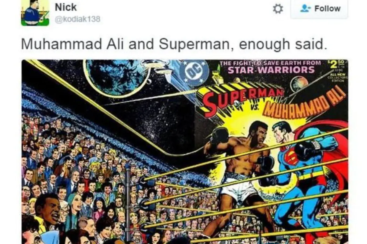 Kisah Saat Muhammad Ali 'Lawan' Superman