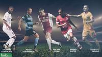 Pemain Asing Terbaik Versi Bola.com yakni, Sylvano Dominique Comvalius, Peter Osaze Odemwingie, Wiljan Pluim, Bruno Lopes, Paulo Sergio (Bola.com/GRAFIS: Adreanus Titus/FOTO:Helmi Fithriansyah, Peksi Cahyo, Nicklas Hanoatubun)
