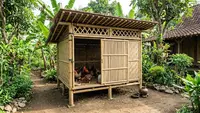 7 Desain Kandang Ayam Kampung dengan Sistem Pintu Geser, Maksimalkan Ruang
