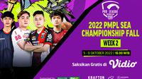 Saksikan Live Streaming PMPL SEA Fall 2022 di Vidio Pekan Ini, 5-9 Oktober 2022. (Sumber : dok. vidio.com)