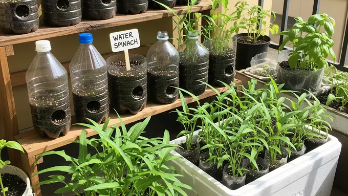 Kebun Mini Sayuran Kangkung