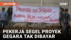 Tunggak Tagihan Pekerjaan Rp2,9 M, Proyek Pabrik di Brebes Disegel Pekerja