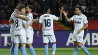 Selebrasi pemain Girona di LaLiga (AP)