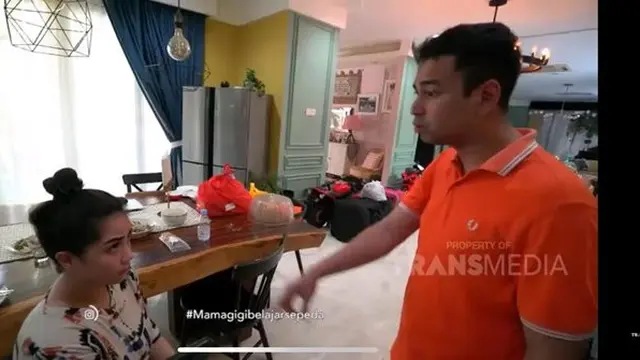 Raffi Ahmad dibuat panik karena sepedanya menghilang (YouTube/ RansEntertainment)