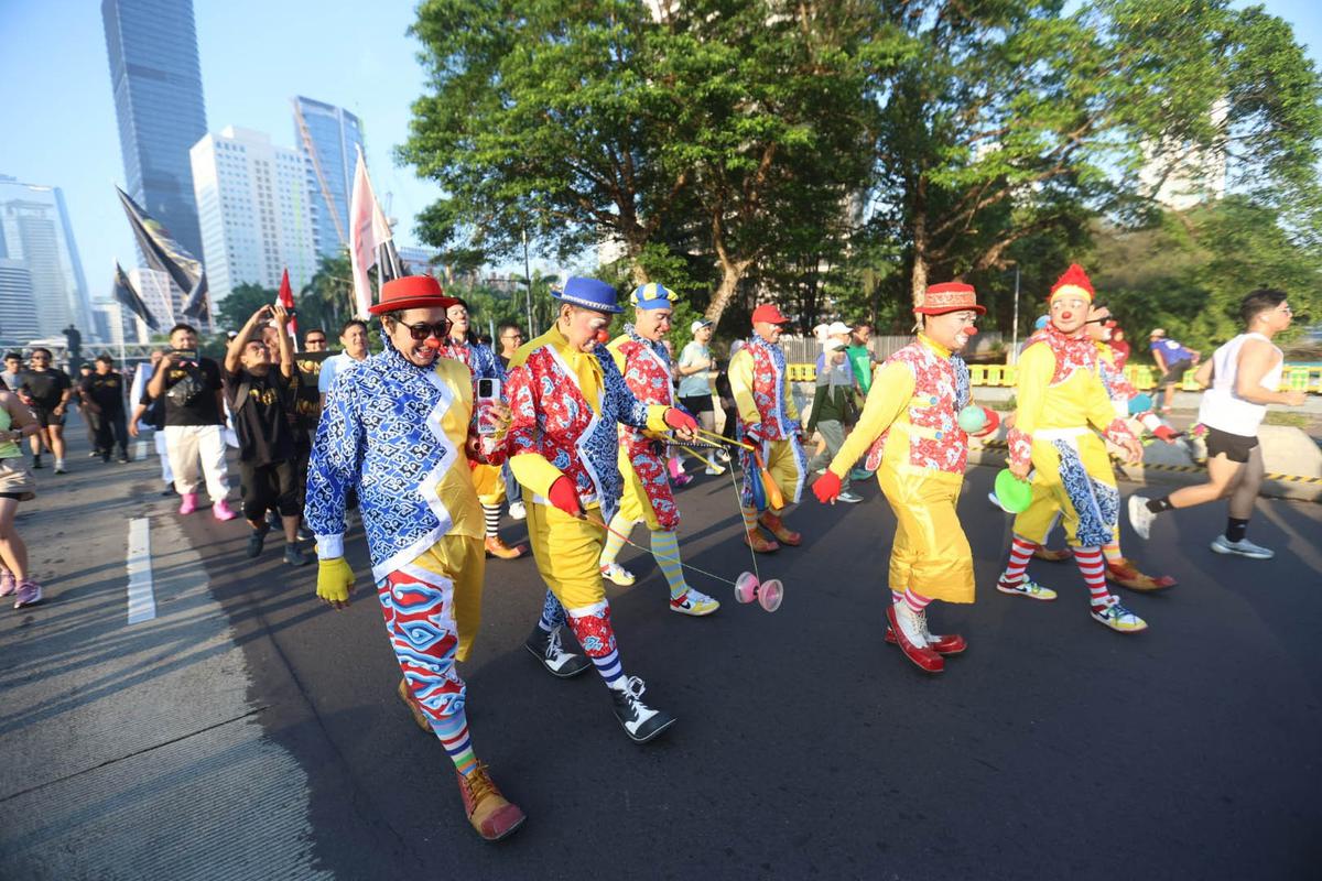 FOTO: Hari Komedi Nasional Resmi Ditetapkan, PASKI Rayakan dengan Aksi di Jalan Thamrin