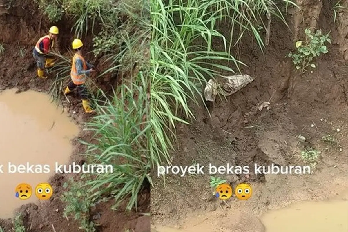 Viral Kuli Temukan Benda Tak Terduga saat Kerjakan Proyek di Tanah Bekas Kuburan