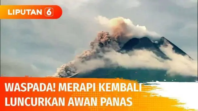 Masih berstatus level tiga, terhitung pada Sabtu (18/12) Gunung Merapi telah empat kali meluncurkan guguran awan panas dengan jarak luncur 2 kilometer setinggi 400 meter.